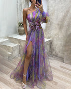 Melia | Elegant Split Dress