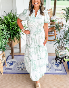 Amelia - Classic Toile Maxi