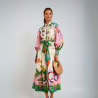Daisy™ - Elegant Italian Maxi Dress