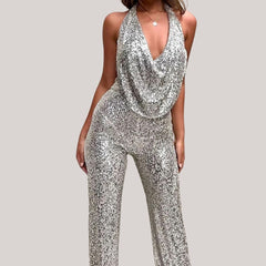 Celine™ - Elegant Glitter Jumpsuit