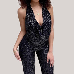 Celine™ - Elegant Glitter Jumpsuit