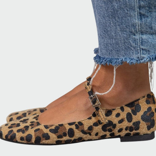 Luna – Leopard Mary Janes