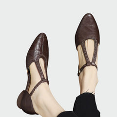 Anya – Pointed T-Bar Mary Janes