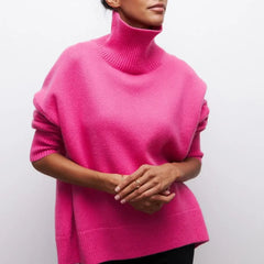 Avery™ – Elegant High Neck Sweater