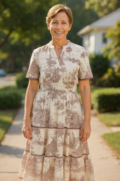 Amelia - Classic Toile Maxi