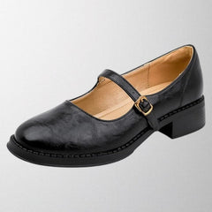 Daisy – Elegant T-Bar Leather Shoes