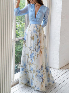 Tessa™- Long Dress with Floral Print