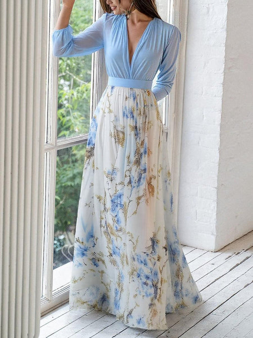 Tessa™- Long Dress with Floral Print