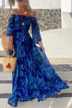 Casidy | Floral Off-Shoulder Maxi Dress