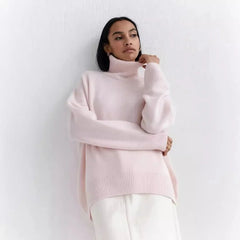 Avery™ – Elegant High Neck Sweater