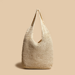 Valery - Stylish Straw Woven Rattan Shoulder Bag