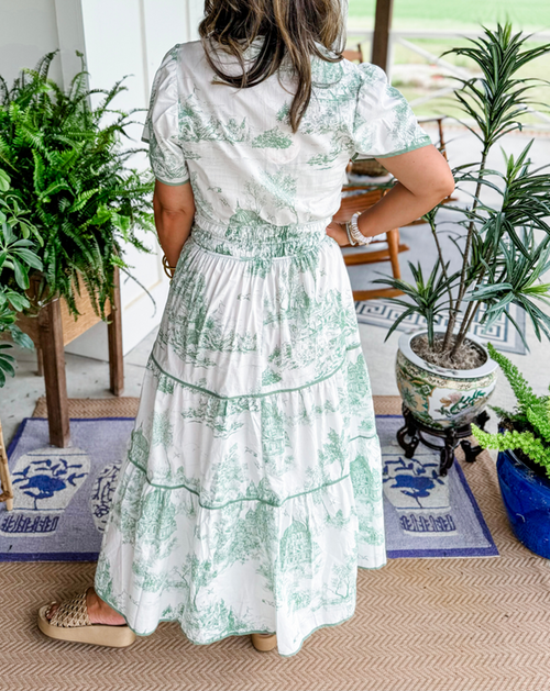Amelia - Classic Toile Maxi