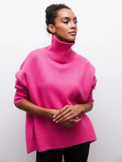 Avery™ – Elegant High Neck Sweater