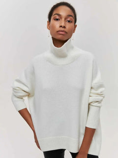 Avery™ – Elegant High Neck Sweater
