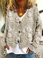 Stella™ - Floral Print Cardigan