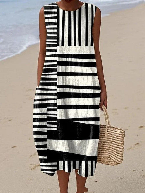 Jasmin - Chic Graphic Dress