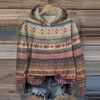Charlotte - Ethnic Retro Hoodie