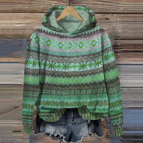 Charlotte - Ethnic Retro Hoodie