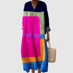 Chloe - Colorblock Radiance Maxi Dress