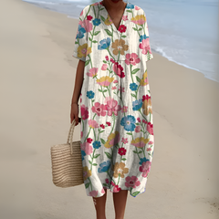 Claire - Bloomfield Garden Midi Dress