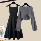 Ella - Knit Dress & Cardigan Set