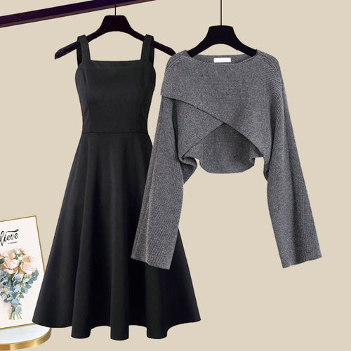 Ella - Knit Dress & Cardigan Set