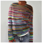 Ava - Casual Patterned Knit Sweater