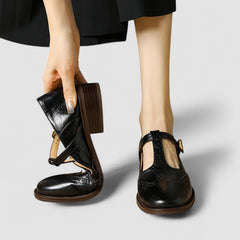 Anya – Pointed T-Bar Mary Janes