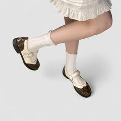 June – Leather Mary Janes