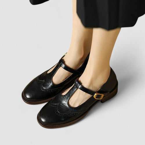 Anya – Pointed T-Bar Mary Janes