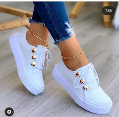 Serena | Orthopedic Round Toe Platform Sneakers™