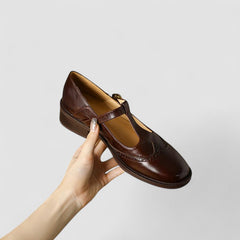 Anya – Pointed T-Bar Mary Janes