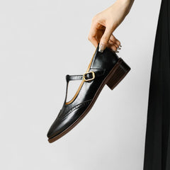 Anya – Pointed T-Bar Mary Janes