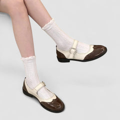 June – Leather Mary Janes