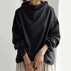 Samantha - High-Neck Soft Knit Top