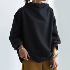 Samantha - High-Neck Soft Knit Top