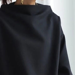 Samantha - High-Neck Soft Knit Top
