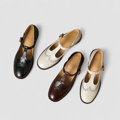 Anya – Pointed T-Bar Mary Janes