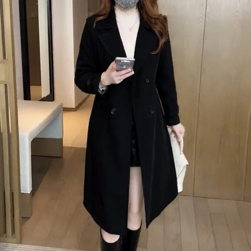 Kath™ – Sophisticated Wool Trench Coat