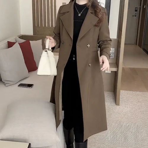 Kath™ – Sophisticated Wool Trench Coat