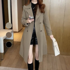 Kath™ – Sophisticated Wool Trench Coat