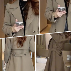 Kath™ – Sophisticated Wool Trench Coat