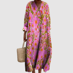Daisy - Sunset Bloom Longline Floral Dress