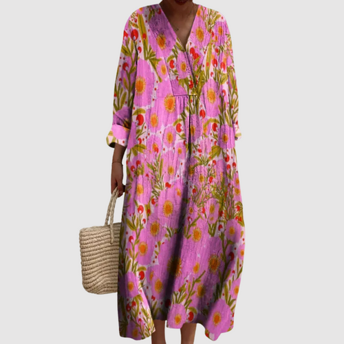 Daisy - Sunset Bloom Longline Floral Dress