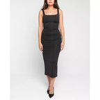 Square Neck Midi Dress