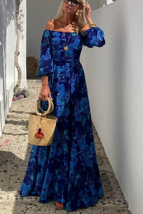 Casidy | Floral Off-Shoulder Maxi Dress
