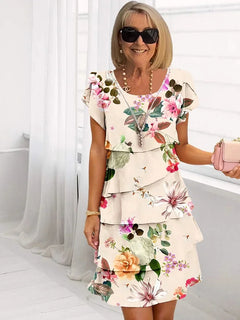 Mary™ - Bloom Ruffle Dress