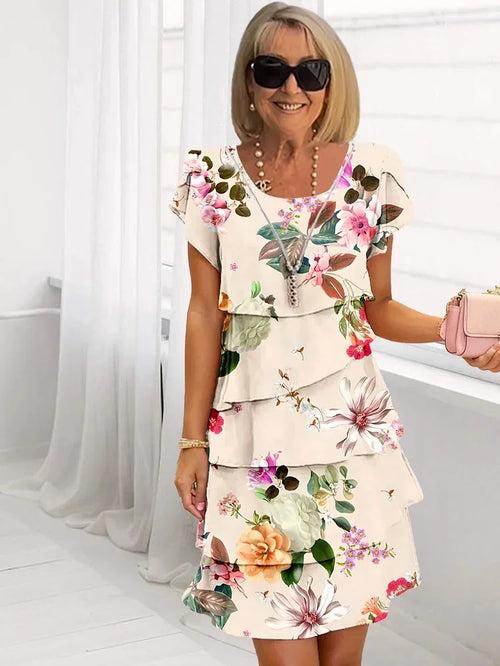 Mary™ - Bloom Ruffle Dress
