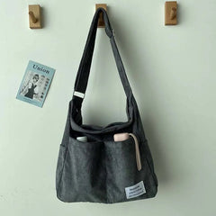 Alice - Casual Corduroy Multi-Pocket Shoulder Bag