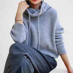 Marie | Cozy Knit Hoodie